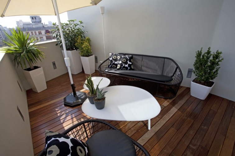 decoration small balcony furniture design