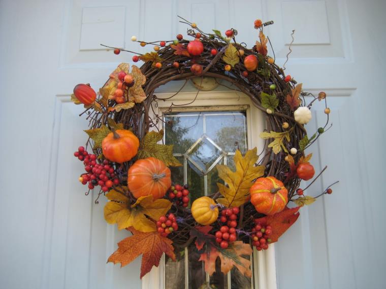 Autumn decoration idea to make yourself decoration-pumpkin holder-idee-diy