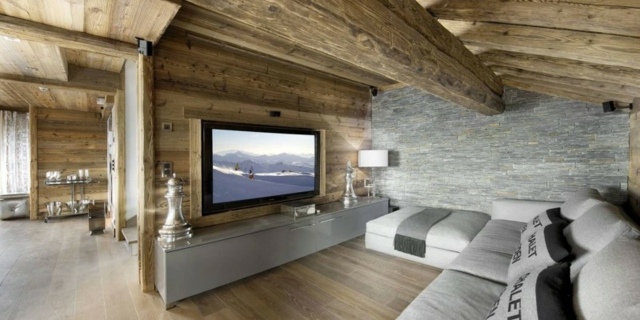 chalet living room decoration