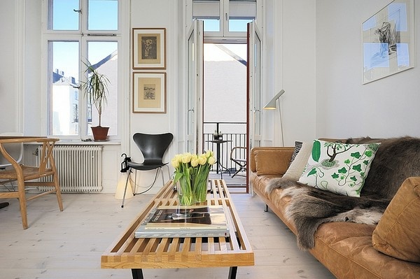 Scandinavian style living room decoration