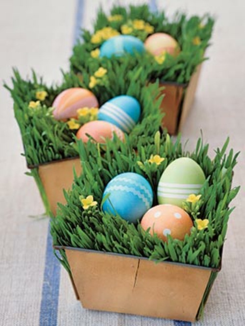 Easter table decoration