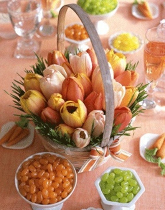 orange table decoration