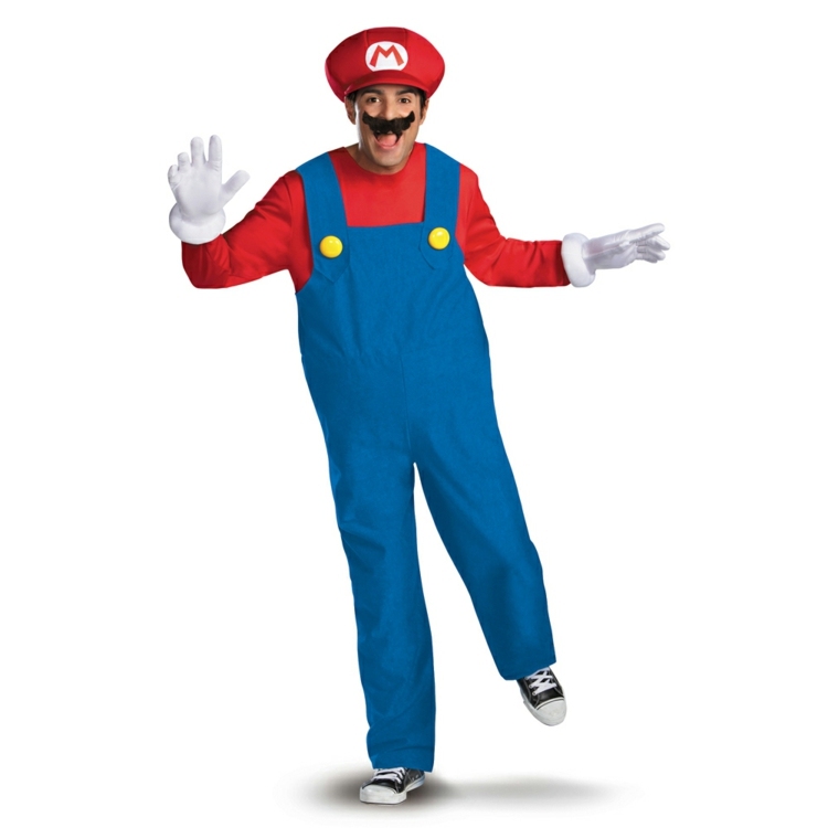 Halloween mann super mario forklædning