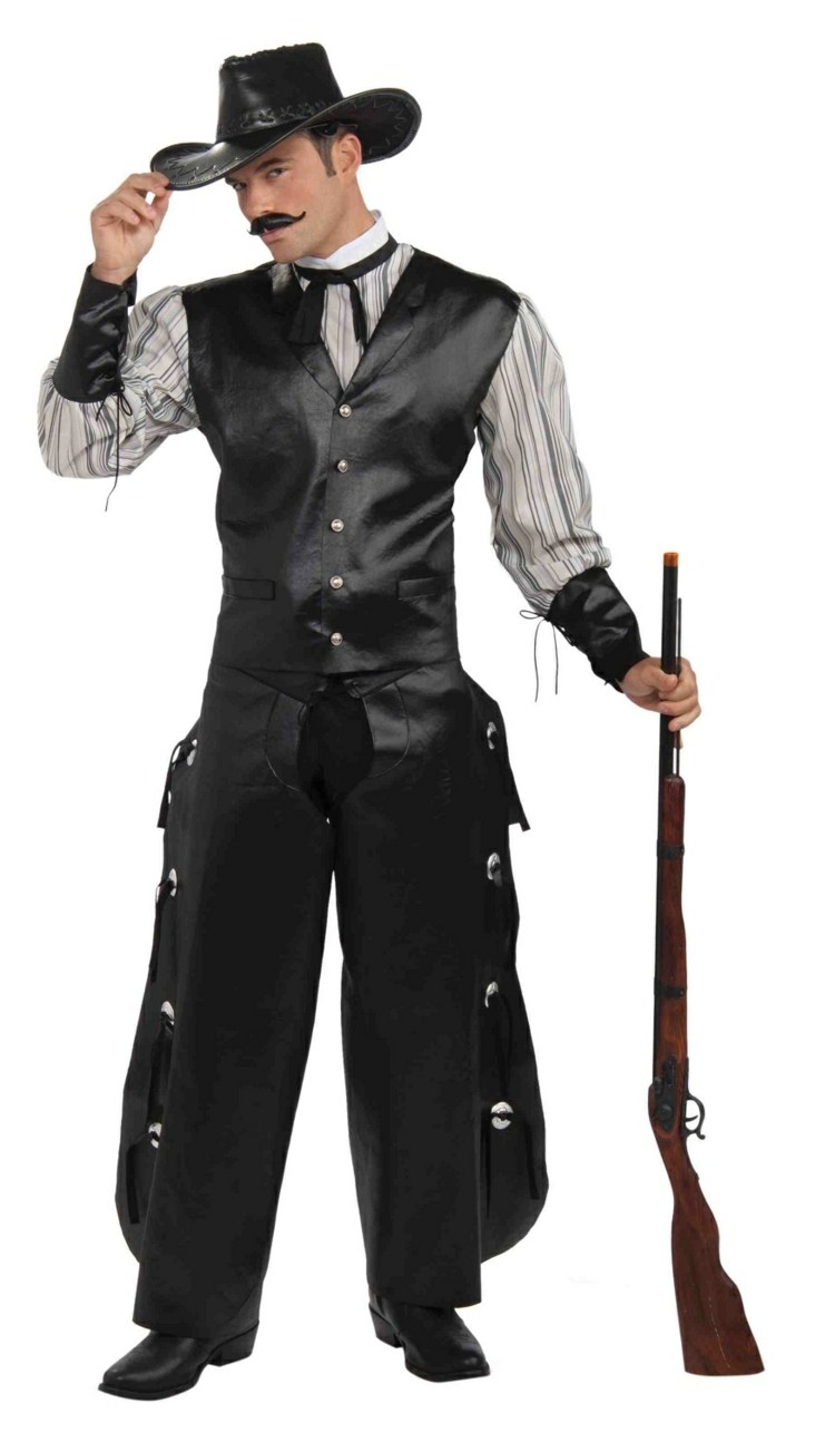 forkledning halloween mann cawboy