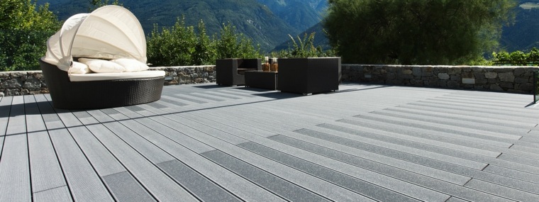 idea coating wood composite outdoor terrace