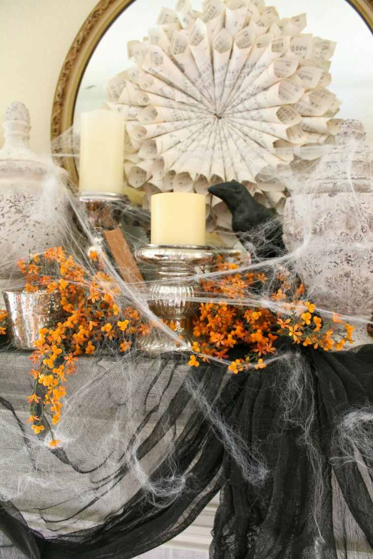 deco Halloween spider webs