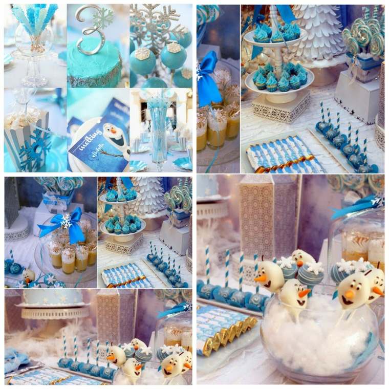 deco birthday snow queen cupcakes sweets other treats