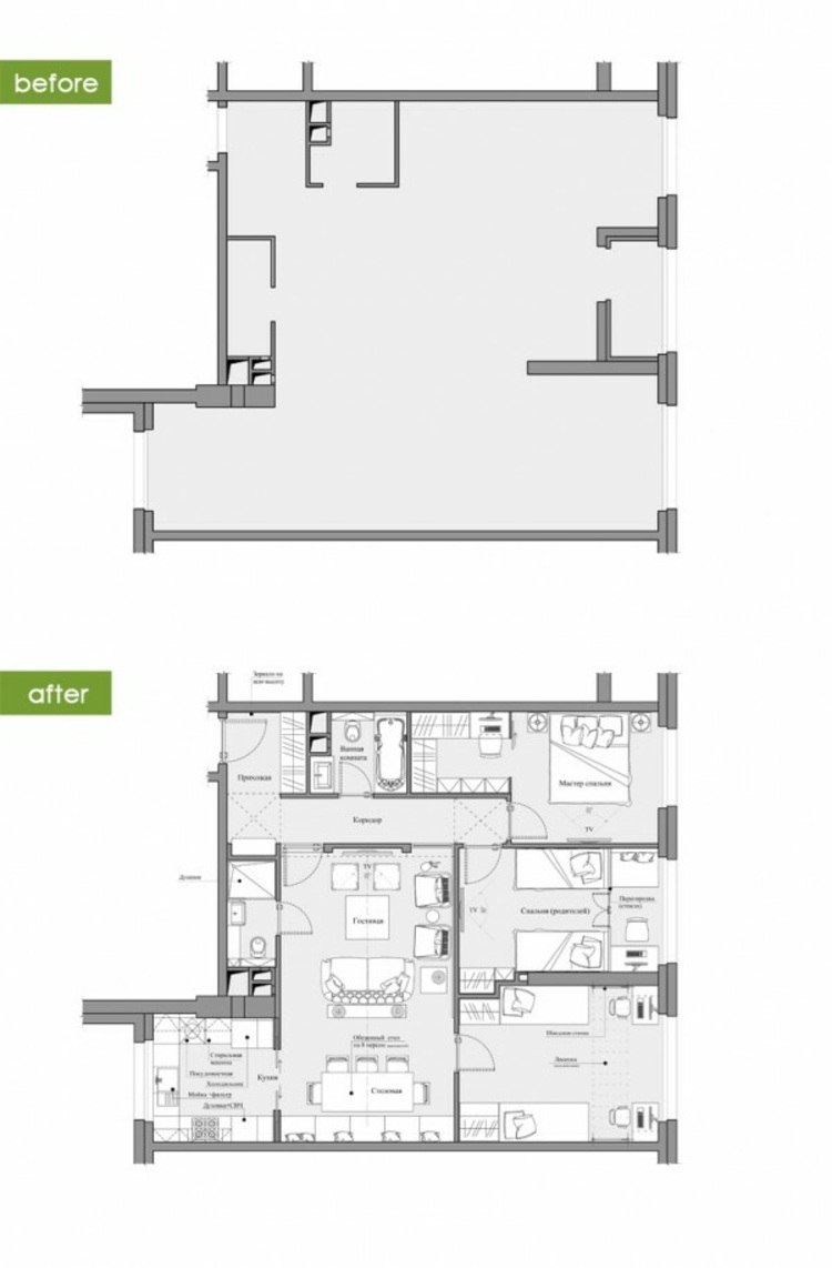 deco lägenhet plan konstruktion