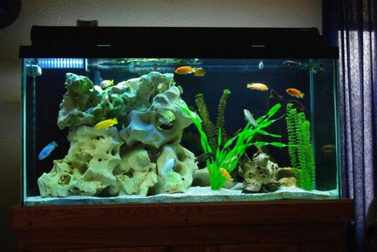 deco aquarium plant stone accessory cheap fish