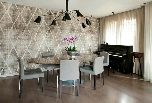 artistic deco dining room