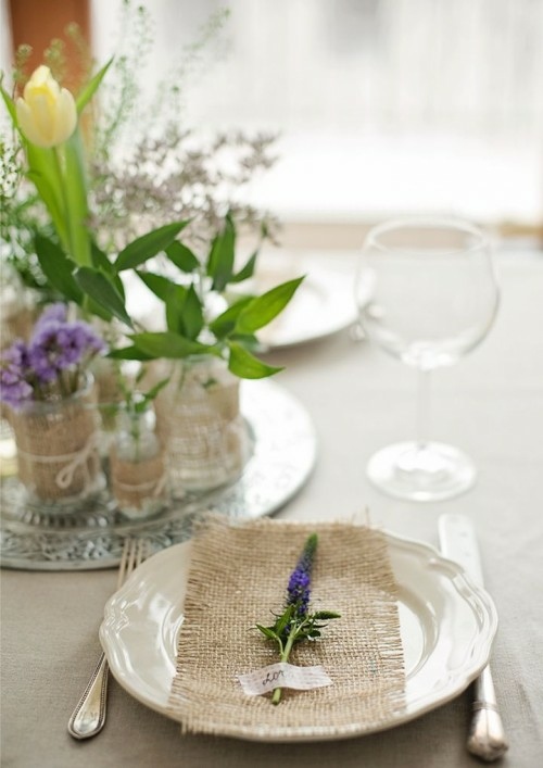 deco wedding plate