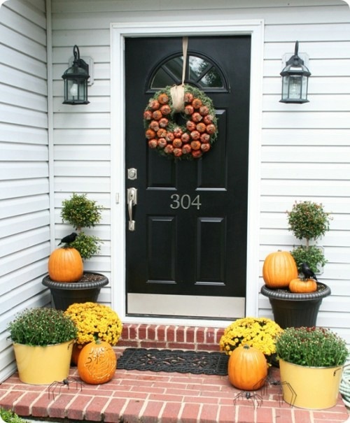 deco autumn entrance