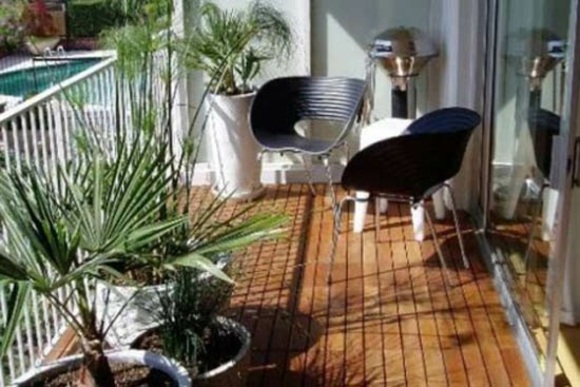 balcony deco modern armchairs