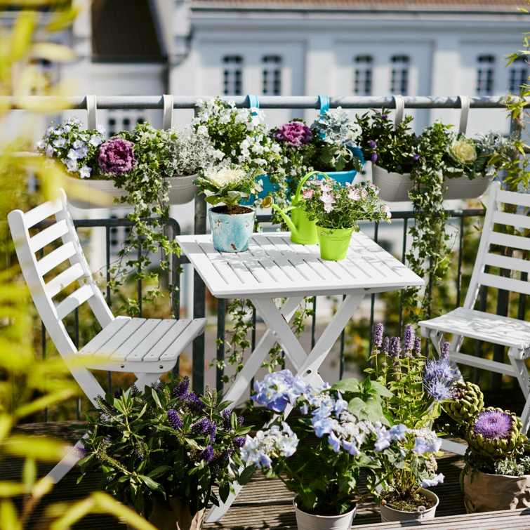 deco balcony flowers plants