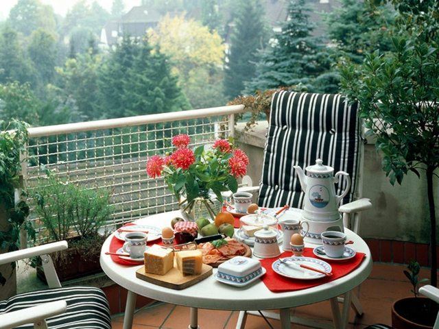 modern design terrace ideas deco balcony breakfast modern design style beautiful