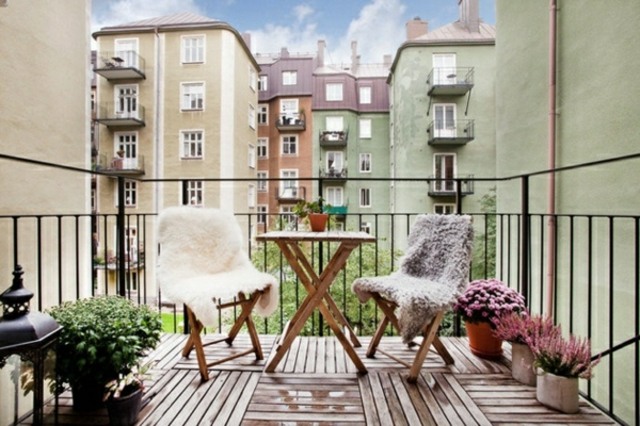 balcony deco friendly cheap terrace cool parquet wood table design modern terrace