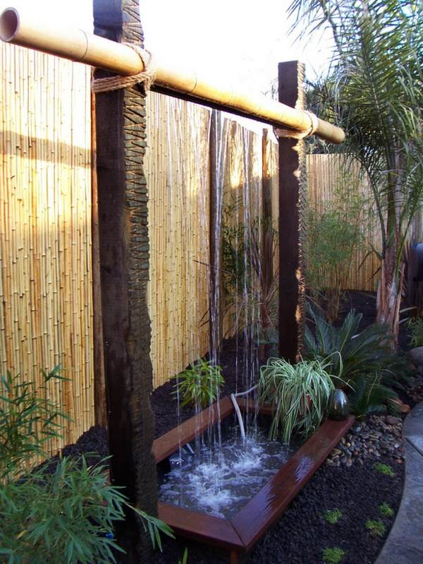 deco bamboo water basin