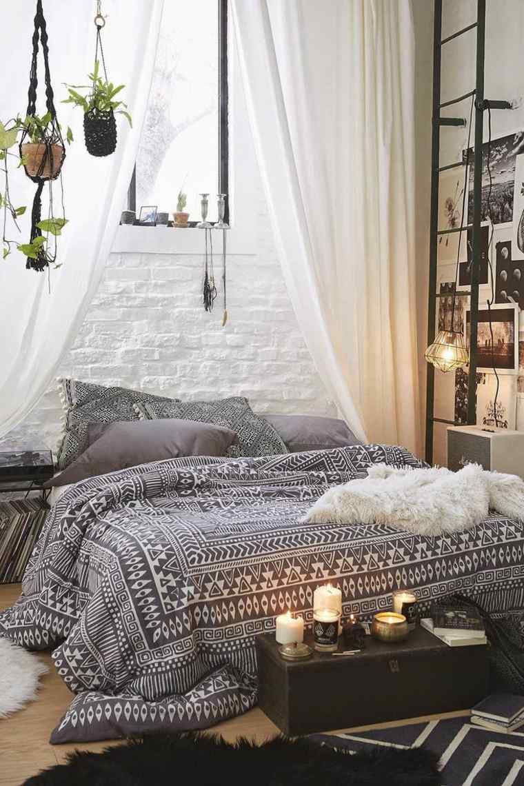 deco bohemian chic trendy room