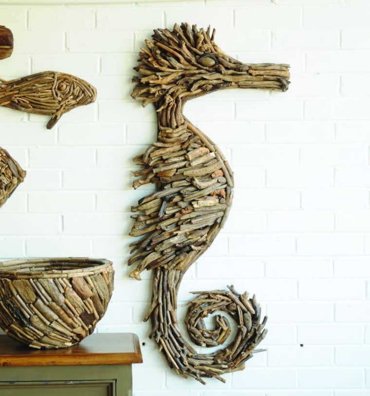 Deco Driftwood Brico gjenstander vegger