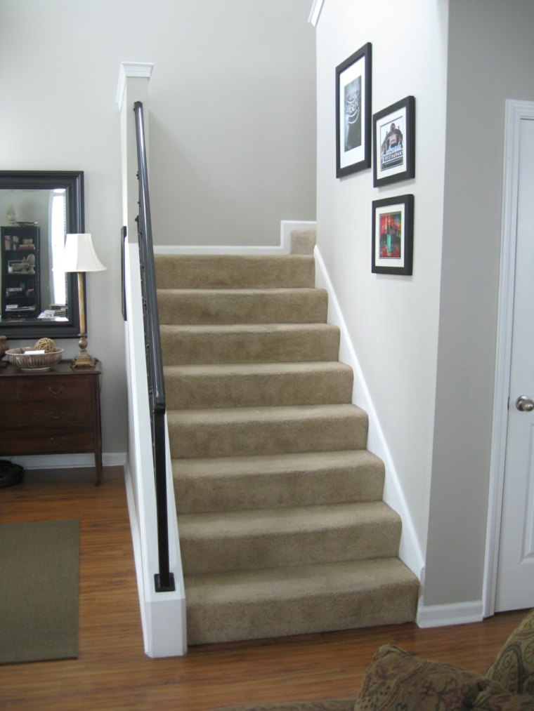 decorating ideas stairwell cage gray contemporary interiors