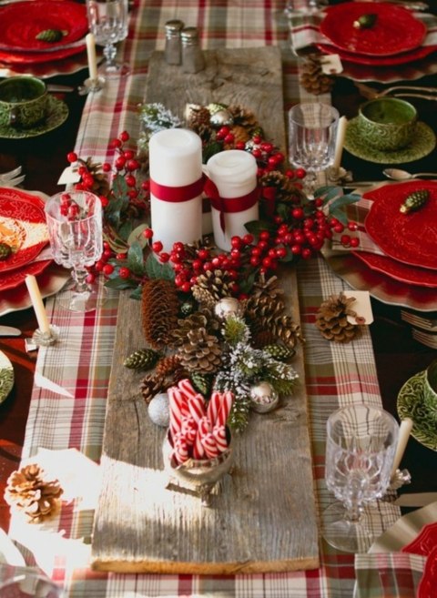 deco center christmas table