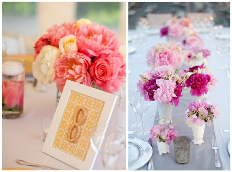 dekorativni centerpiece cvetlični poroka ideja vaza