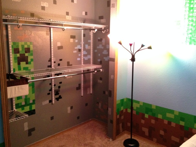 deco bilik-minecraft-idea-wallpapers cat-suasana-pengembaraan