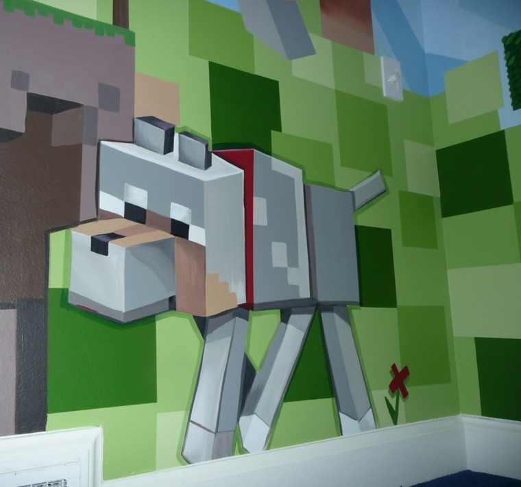 deco-ruang-dinding-minecraft asal lucu