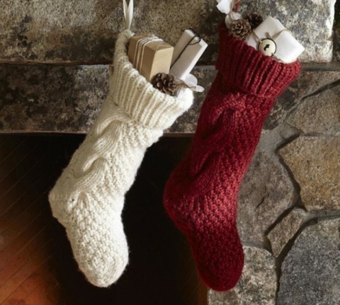 deco fireplace socks