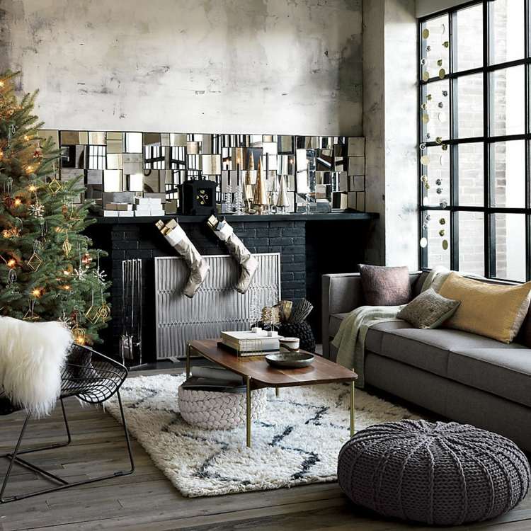 deco cocooning living room modern winter