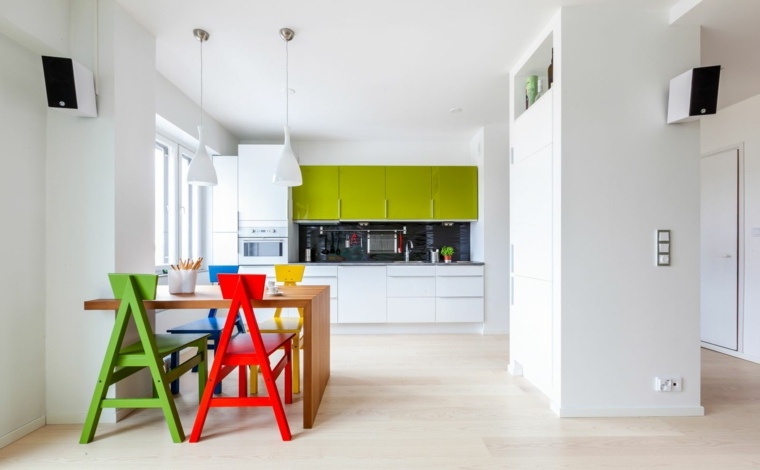 color painting dining area kitchen