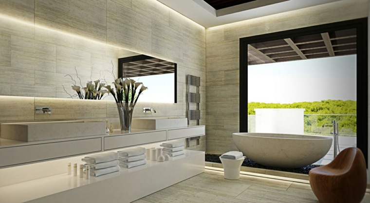 contemporary style marble bathrooms