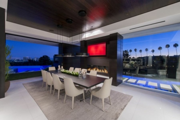 contemporary deco dining room