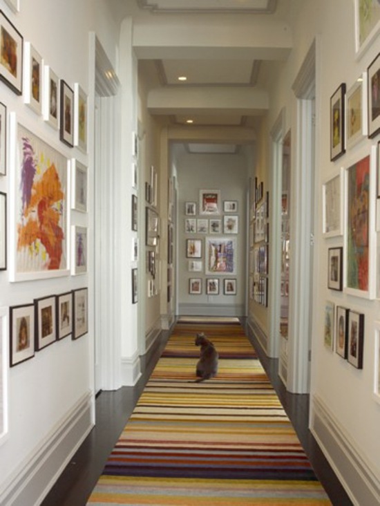 deco artistic hallway carpet