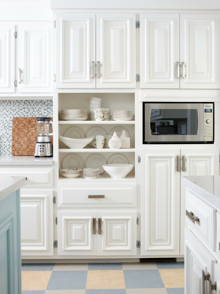 decoration white kitchens etagere