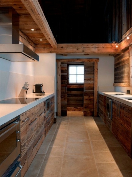 kitchen wood cottage deco