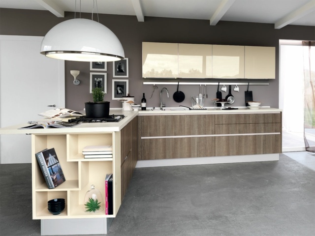 deco kitchen wood smooth surface