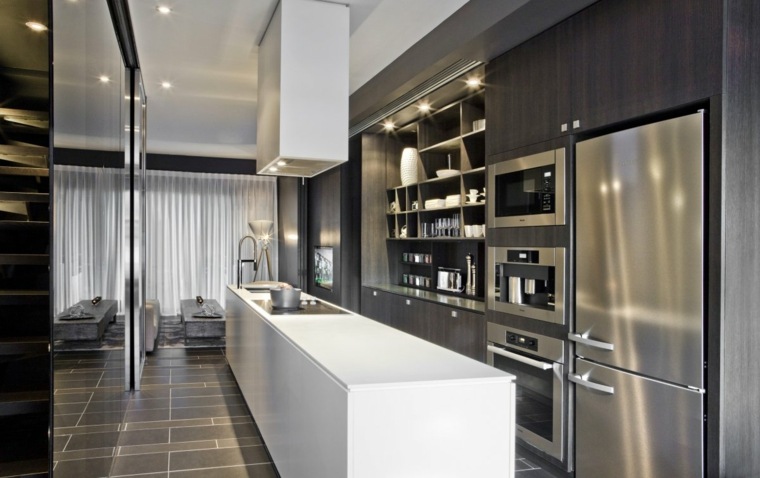 deco elegant contemporary kitchen