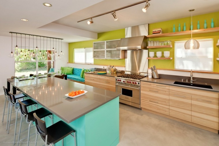 deco modern kitchen paltte colors