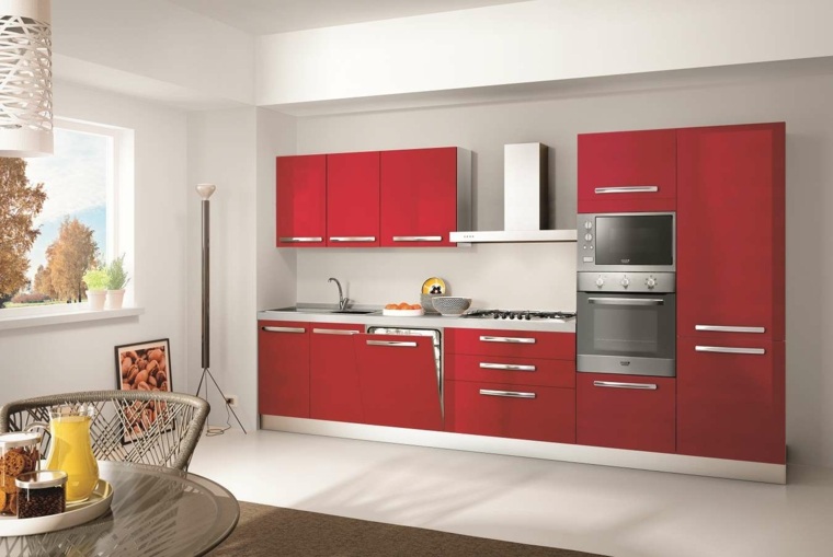 deco red kitchen idea