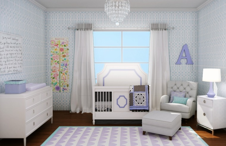 Deco baby girl room without rose in 25 great ideas  A spicy Boy