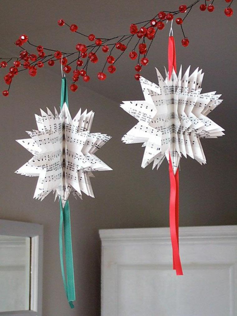 christmas decoration to make oneself stars paper