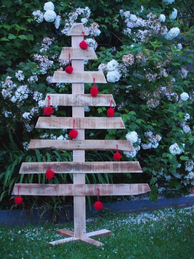 Christmas decorations to make oneself fir wood slats