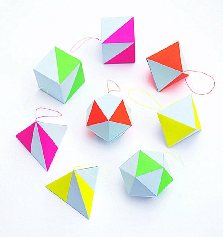 christmas decoration paper origami idea original brico child