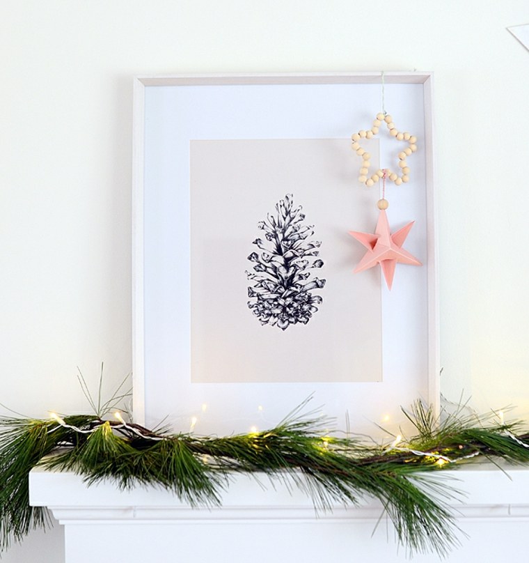 christmas moderne DIY enkle ideer deco