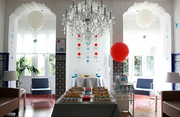 table decoration birthday balloons idea