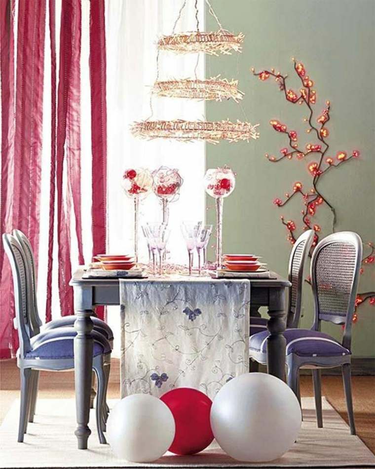 modern christmas design table deco