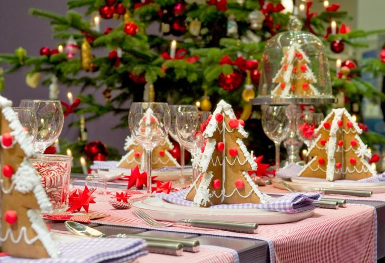 Deco table idea for christmas tablecloth christmas tree towel