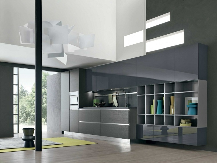 modern kitchen functional decoration idea