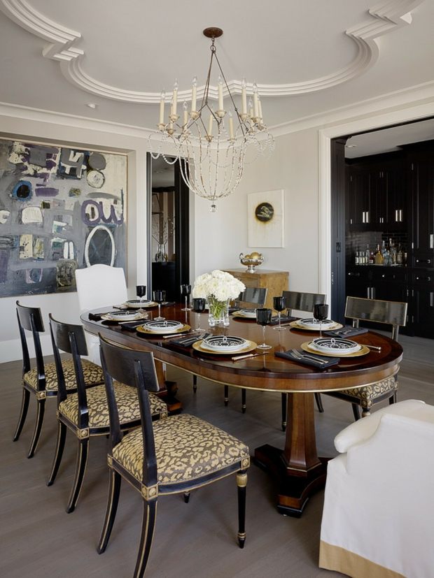 deco eclectic dining room